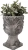 Vaso da fiori Clayre & Eef Ø 16x24 cm Pietra grigia Anteprima dell’immagine prodotto 3