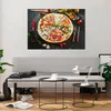 Bilder auf glas - Pizza Käse Tomaten - 100x70cm - Produktbild-Vorschau 6