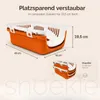 SNOEKIE Katzen Transportbox mit 2 Öffnungen, 49,5 × 32 × Produktbild-Vorschau 3