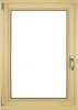 Holzfenster Kiefer lackiert 750x1200 mm DIN Links Produktbild-Vorschau 1