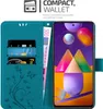 Kryt Cadorabo pro Samsung Galaxy M31s v barvě FLORAL BLUE Náhled obrázku produktu 2
