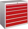 Werkzeug-Schubladenschrank - 800x715 mm - 1 Schubladenreihe Produktbild-Vorschau 2