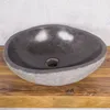 Waschbecken NATURSTEIN-L ca. 40cm Flußstein Findling Produktbild-Vorschau 5