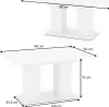 Esstisch Vicco Dix Weiß 140 x 90 cm, Model 30285 Produktbild-Vorschau 7