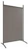vidaXL 2-dielny paraván antracit 175x180 cm látka Náhľad obrázku produktu 6