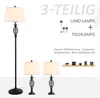 HOMCOM 3er-Lampenset 2 Tischlampe(ø38 x 158 cm) + 1 Produktbild-Vorschau 4