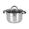 Kuketo | Edelstahl Kochtopf 18 cm Mit Glasdeckel 2,5 L – Produktbild-Vorschau 9