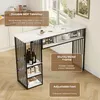 Flieks Bartisch mit Stauraum, 3 Ablageflächen und Produktbild-Vorschau 4