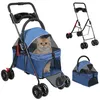 Hundebuggy Faltbar Jogger Katzenbuggy mit Netzfenstern Produktbild-Vorschau 1
