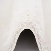 Luxus Hochflor Langflor Teppich Bilbao Weiss, Größe:133x133 Produktbild-Vorschau 3