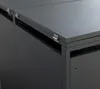 Westmann Metall Mülltonnenbox 4er Kubus 4x240 L Anthrazit Produktbild-Vorschau 4