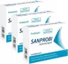 Three boxes of Sanprobi Active & Sport probiotic supplement are stacked diagonally. Produktbild-Vorschau