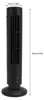 Cooling Tower Fan ABS USB Bladeless Quiet Portable Desk Fan Produktbild-Vorschau 2