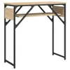 vidaXL Konsola z półką dąb sonoma 75x30x75cm materiał Podgląd zdjęcia produktu 1