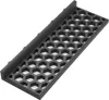 A black hexagonal grid tool holder with a raised edge. Produktbild-Vorschau