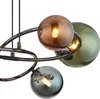 Globo Lighting Hängeleuchte Metall grau matt, Glaskugeln, Produktbild-Vorschau 7