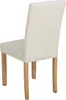 BELIANI Esszimmerstuhl 2er Set Beige Kunstleder Holzbeine Produktbild-Vorschau 5