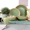 Assiette à dessert en céramique verte ARTHENA GREEN 21 cm Voir les images du produit 5