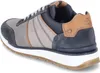 Bullboxer Herren Low Sneaker Grau Leder Textil handcrafted  Produktbild-Vorschau 3