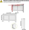 FATIVO Heizkörperverkleidung 152x19x92cm-Hohe Produktbild-Vorschau 3