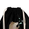 Mr. & Mrs. Panda Jutebeutel Bär Seifenblasen - Schwarz - Produktbild-Vorschau 4