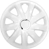 J&J Automotive | Puklice Drift Biele lakované + ring 14" Náhľad obrázku produktu 1