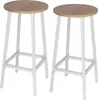 Relaxdays Barhocker, 2er Set, HxD: 65 x 32 cm, Fußstütze, Produktbild-Vorschau 1
