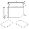 SOTECH Wandeckregal HOVER-XIV 300 x 200 x 30 mm schwarz Produktbild-Vorschau 7