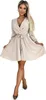 Numoco Formelle Frauenkleider Bindy beige S/M Produktbild-Vorschau 6