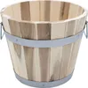 Vedro na rastliny s držadlami z dreva s kovom - cca 28 x 23 Náhľad obrázku produktu 1