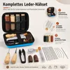 Leder Nähset 28-teilig, Leder-Nähset mit Ahle, Nadeln & Produktbild-Vorschau 2