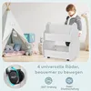 COSTWAY Libreria per bambini su rotelle, scaffale per Anteprima dell’immagine prodotto 2