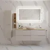 RODAN | Mobile Sottolavabo - Beige e Marrone - 160 cm - Con Anteprima dell’immagine prodotto 4