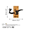 Wallity, Banksy - Lanciatore di fiori, Accessorio Anteprima dell’immagine prodotto 7