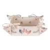 Cestino per il pane Clayre & Eef 35x35x8 cm Beige Blu Anteprima dell’immagine prodotto 1