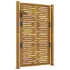 vidaXL Gartentor 105x155 cm Cortenstahl Quadratisches Produktbild-Vorschau 6