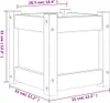 vidaXL květináč 31x31x31 cm z masivního borovicového dřeva Náhled obrázku produktu 8