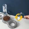 Trojitá miska pro psy a kočky s dávkovačem vody a stojanem Náhled obrázku produktu 5