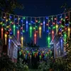 3.5M Bunt Eisregen Lichterkette LED Eiszapfen Produktbild-Vorschau 6