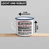 Trendation - Elektriker Emaille Tasse Geschenk Produktbild-Vorschau 3