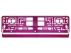 Cornice per targa metallizzata, rosa Anteprima dell’immagine prodotto 2