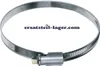 Europart Schlauchschelle 140-160 mm Chromstahl für 150er Produktbild-Vorschau 1