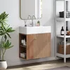 MODFU Gästebadmöbel Waschbecken mit hängendem Produktbild-Vorschau 4