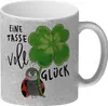 Marienkäfer Glitzer-Kaffeebecher mit Spruch Eine Tasse voll Produktbild-Vorschau 1