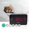 Nedis CLAR002BK, Digitaal wekkerradio, Rechthoekig, Zwart, Productafbeelding-voorbeeld 4