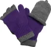 Halbfinger Handschuh mit Klappe in bunten Farben Produktbild-Vorschau 1