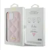 Guess Hülle Gesteppt Metall Logo Etui Für Iphone 15  - Rosa Produktbild-Vorschau 17