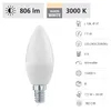 Eglo 110124 LED E14 Leuchtmittel 1x7,5W Ø37mm warmweiss Produktbild-Vorschau 3