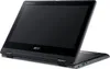 A black Acer laptop is shown from a diagonal angle, with the screen open. Voir les images du produit