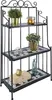 Etagère pour plantes mosaïque 3 niveaux - noir/blanc Voir les images du produit 2